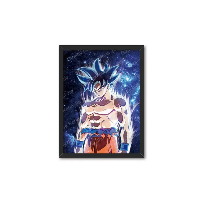 32 disegni vendita calda diretta in fabbrica Dragon Ball Goku 3D flip transition change lenticolare anime 3d poster picture print for decor