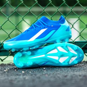 Chaussures de football haut de gamme AG longues pointes hommes femmes bas été étudiants jeu crampons d'entraînement sportif - Product Image 1