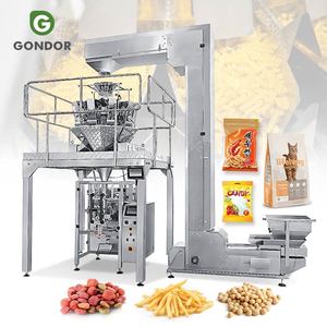 Vertical Granule Stand up Bag Pouch Snack Candy Ice Chips Rice Coffee Sugar Peanut Grain <b>Packaging</b> Packing <b>Machine</b> - Product Image 1