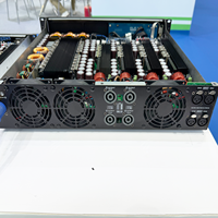 2U 4 Kanallı 3000W D Sınıfı Profesyonel Dijital Güç Amplifikatörü, DSP Üstün Ses Kalitesiyle, Line Array Sistemleri için Uygundur