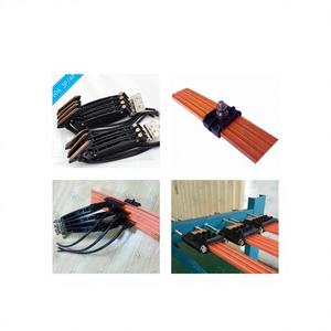 Nuevo Diseño Barra Conductora de Cobre Flexible Sin Juntas CMK de 50A, 6 Polos, 6 mm², 110V para Grúa Industrial EOT - Product Image 1