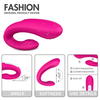 IPX7 Wasserdichter G-Punkt Anal Klitoris Stimulator Unsichtbarer Diskreter Tragbarer Vibrator Erotikspielzeug für Paare Frauen