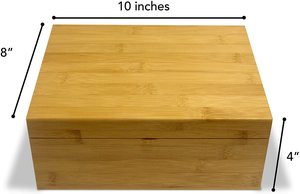 Antieke Bamboe Hout Krat Natuurlijk Magnetisch Deksel Lege Gepersonaliseerde Munt Sieraden Verpakking Handgeschilderde Wandborden Voor Hout Ambachten - Product Image 2