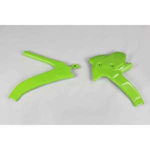 Per Kawasaki KX 250 1994-1998 telaio protettore Motocross stile verde 26 in lega di alluminio e vetro parte aria spedita - Product Image 1