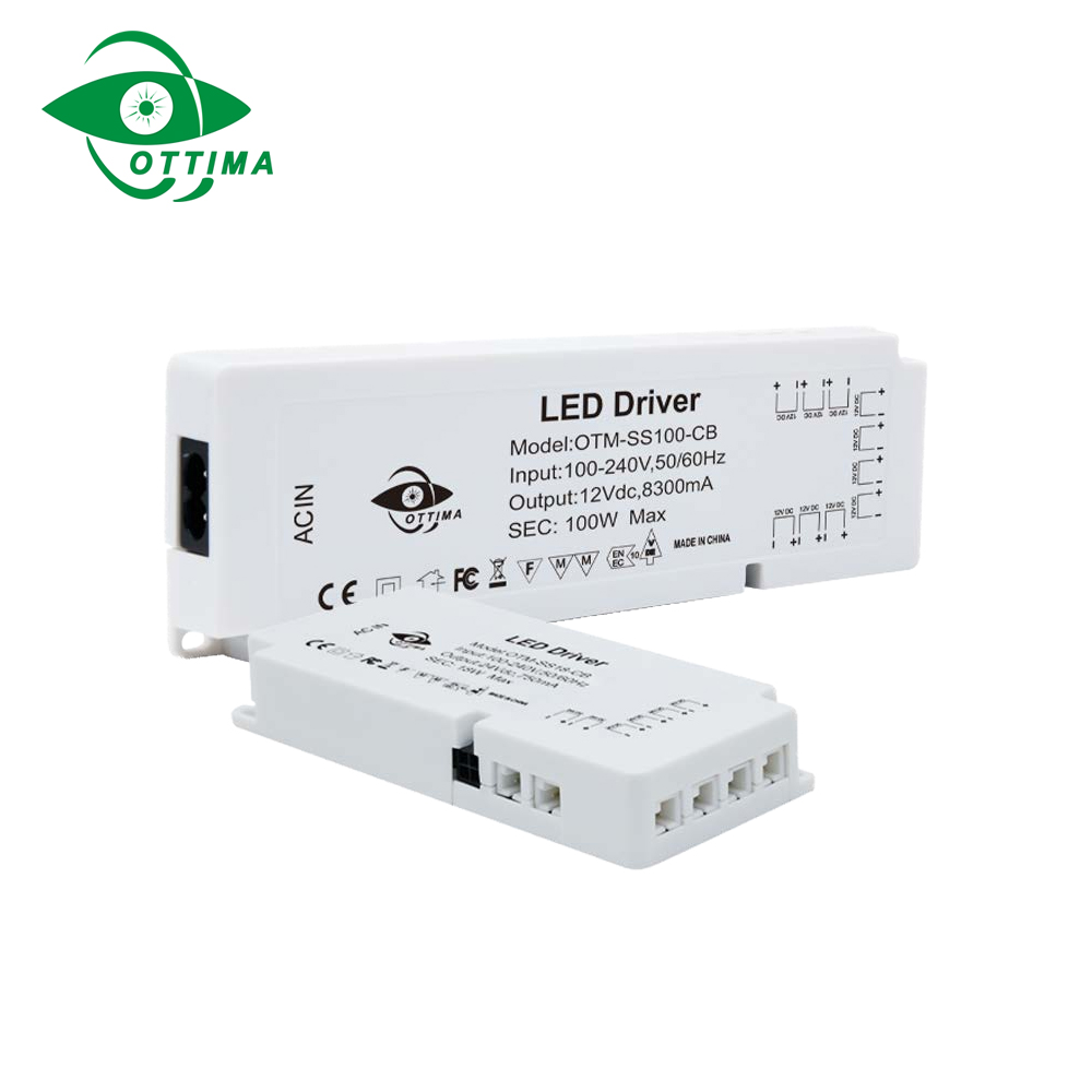 Светодиодный источник питания для освещения DC12V 24V 24W 36W 60W 100W Шкаф светодиодный трансформатор Импульсный источник питания светодиодные полосы освещения драйверы