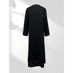 Vêtements Abaya pour femmes, robe musulmane Loriya, motif personnalisé, tissu satiné, abaya à manches chauve-souris, modèles d'abaya - Product Image 1
