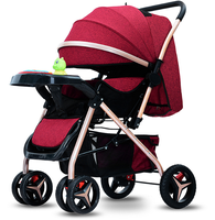 Poussette de voyage compacte pliable personnalisée portable plateau à manger poussette bébé