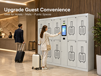 Prix Usine Promotionnel Armoire de Rangement Scolaire/Bureau/Salle de Sport à 9 Portes en Acier avec Serrure Électronique et 12 Compartiments pour Vêtements