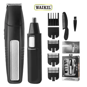 Waikil Nieuwe Multifunctionele Haartrimmer & Neus Haar Trimmer Set Aangedreven Door Droge Batterij Hot Sale Goedkope Tondeuse Persoonlijk Gebruik