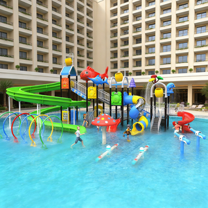 Parc aquatique extérieur pour adultes, <span class=keywords><strong>grand</strong></span> parc aquatique en plastique, piscine pour enfants, <span class=keywords><strong>toboggan</strong></span> aquatique commercial en fibre de verre - Product Image 2