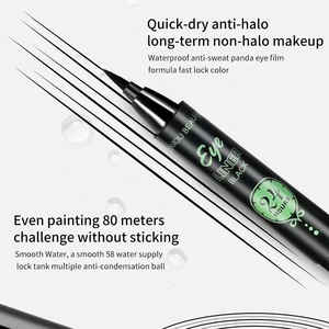Novice nhanh chóng làm khô không thấm nước và bền Bút kẻ mắt chất lỏng bút không Smudging không phai Sponge Tip Bút kẻ mắt cực kỳ tốt - Product Image 5