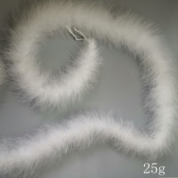 Boa de marabout en plumes de dinde de 2 mètres en gros pour décorations de costumes burlesques de festival de carnaval
