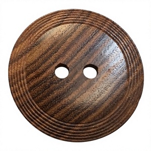 Boutons en bois naturel Resein, attrayants, à quatre trous, faits à la main, écologiques, de haute qualité, design moderne, options de forme personnalisées - Product Image 1