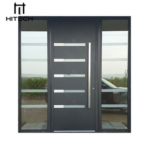 Porta d'Ingresso Principale Girevole Hi-tech, Porta Esterna Moderna in Alluminio per Casa - Product Image 3