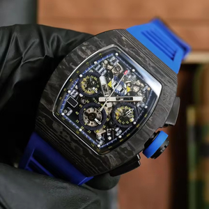 New Designer Hollow Mechanical <b>Watch</b> 11-03 Carbon Fiber <b>Watch</b> Automatic Chronograph Movement Mechanical <b>Watch</b> - Product Image 1