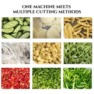 Cortador Profesional de Frutas y Verduras de Doble Uso, Rebanador de Zanahorias, Repollo y Cebolla, Máquina Cortadora de Frutas de 220v - Product Image 1