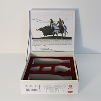 Coffret cadeau de soda écologique et recyclable personnalisé, fermeture magnétique, boîte rigide avec poignée, design haut de gamme, cadeaux de Noël