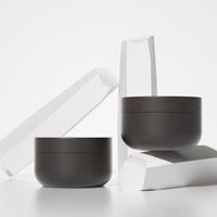 Récipient cosmétique en plastique vide de la forme pp de cuvette de 300g 10oz pour la crème corporelle