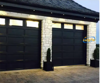 Prix LONG TAI Porte de garage en alliage d'aluminium Panneau Sendwich horizontal pliable de 16 pieds Panneau de porte de garage Portes roulantes de garage