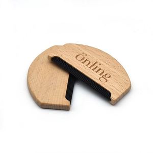 Brosse manuelle portable pour vêtements, peigne à cachemire, peigne à pulls en bois - Product Image 1