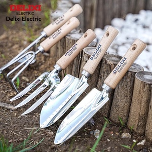 Ensemble d'outils de jardinage Delixi : pelle florale, désherbeur, outil <span class=keywords><strong>pour</strong></span> creuser les légumes sauvages, râteau de plage, multifonctionnel, en bois massif - Product Image 2