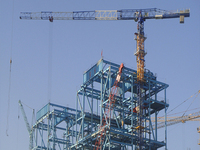XGW100-16S 16 Ton Gearbox & Bearing Port dan Dock Konstruksi Tower Crane Efisiensi Tinggi dengan Struktur Tahan Korosi