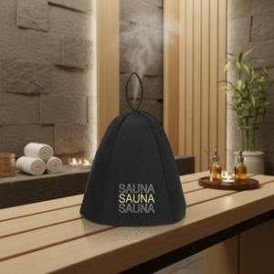 Men's Luxury Eco-Friendly Soft Thermal Felt Hat Custom Logo Adjustable Winter Beanie for Spa <b>Sauna</b> Bath Outdoor Use Warm - Product Image 4