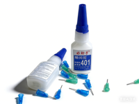 Colle super forte universelle 401 liquide à base de cyanoacrylate, personnalisable, directement de l'usine
