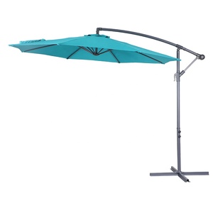 Crankle manejar Offset voladizo Patio línea de paraguas <span class=keywords><strong>colgante</strong></span> al aire libre Patio solo voladizo <span class=keywords><strong>sombrilla</strong></span> de acero inoxidable - Product Image 1