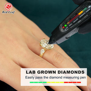 <span class=keywords><strong>Anello</strong></span> con Diamante Sintetico Redleaf con Certificato IGI, 1CT 2CT 5CT, Taglio Ovale, Oro 10K 14K 18K, <span class=keywords><strong>Anello</strong></span> Nuziale Personalizzato, <span class=keywords><strong>Anello</strong></span> di Fidanzamento con <span class=keywords><strong>Tre</strong></span> Pietre - Product Image 5