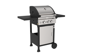 <span class=keywords><strong>Barbecue</strong></span> à gaz commercial 2 brûleurs + 1 <span class=keywords><strong>barbecue</strong></span> latéral avec roues d'armoires <span class=keywords><strong>Barbecue</strong></span> en acier inoxydable extérieur - Product Image 5