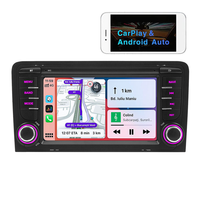 Autoradio Android pour Audi A3 8P 2003-2013 avec GPS intégré, CarPlay sans fil, écran OLED, audio haute résolution, MP3, USB