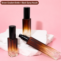 Botol Parfum Spray Premium Gradasi 5ml 10ml, Botol Isi Ulang Parfum Kaca Persegi, Promo Hot Sale