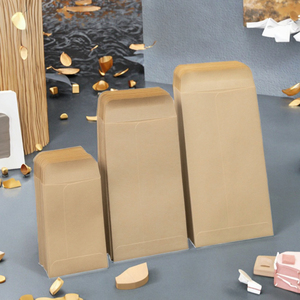 Có thể tái chế A4/C4 Mini Brown kraft giấy tự dính Wallet phong bì hai mặt niêm phong băng cho món quà gói - Product Image 5