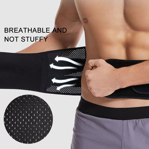 <span class=keywords><strong>Ceinture</strong></span> <span class=keywords><strong>lombaire</strong></span> respirante de haute qualité en maille avec coussinet de confort rafraîchissant pour usage quotidien, entraînement en salle de sport et exercices - Product Image 3