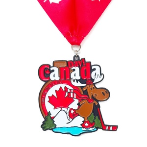 Medallas de Maratón al por Mayor, Medallas Deportivas de Metal Sublimadas, Medallas Personalizadas para Navidad, Día de Canadá, Carnaval - Product Image 5