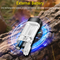 Lampe torche Boruit 880LM, puissante, rechargeable, petite, multifonction, étanche.