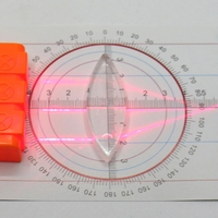 Kit expérimental d'optique géométrique pour l'imagerie industrielle par lentilles magnétiques, équipement de réfraction alimenté par batterie, lentilles en verre, pour enfant