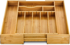 Organizer per <span class=keywords><strong>cassetti</strong></span> in bambù espandibile - Product Image 3