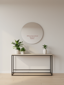 Specchio da Parete Rotondo Senza Cornice, Design Minimalista per Arredamento Casa - Product Image 2