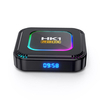 HK1 RBOX K8 Smart Android 13 TV Box 8K RGB Light 4GB 128GB RK3528 WiFi6 Dual Wifi TV Box Android 2027 Google ATV OS Reproductor Multimedia