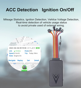 정확한 위치 Gps 추적기 4g 자동차 차량 오토바이 경적 경보 GPS 추적기 원격 제어 키 추적 장치 - Product Image 5