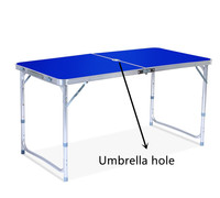 Table de camping pliante super légère, ensemble table et chaises pour barbecue, table pliante en plastique réglable en hauteur pour la maison
