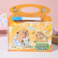 Kinder puzzle Handheld Wasser Zeichnung Notizbuch Wiederholte Graffiti Set Cartoon Zeichnung Kunst papier Magic Water Book