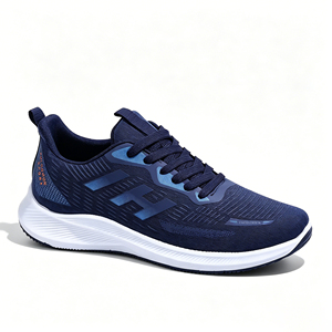 Chaussures de sport décontractées pour hommes et femmes, respirantes, en maille, semelle en PVC, confortables et respirantes, chaussures de sport personnalisées en usine - Product Image 1
