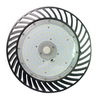 Projecteur UFO à puissance réglable 120W/160W/200W avec détecteur de mouvement IP65 en aluminium moulé sous pression, dimmable 0-10V, pour entrepôt, certifié ETL