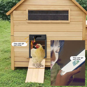 Nouvelle porte automatique pour <span class=keywords><strong>poulailler</strong></span> avec caméra, étanche, à énergie solaire, contrôle par application, en ABS, garantie 1 an - Product Image 6