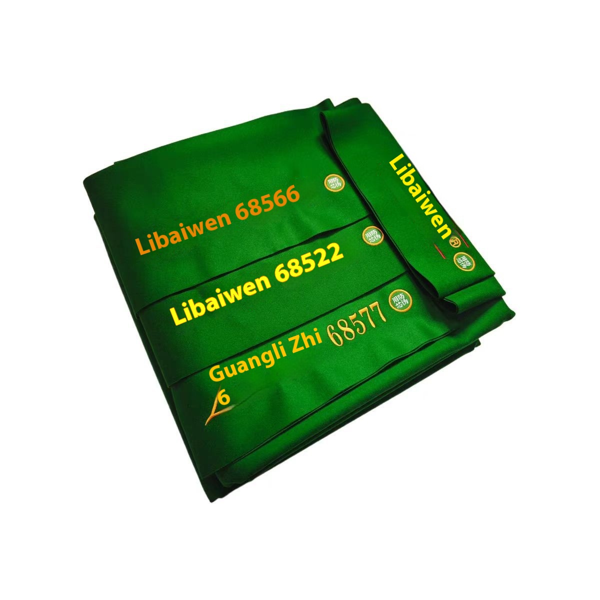 Libaiwen 68566 Tournament Grade Snooker Table Cloth 10.5ft Green Wool Nylon Blend Anti-Static Enhanced Friction Genuine