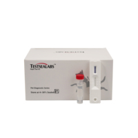Kits de test rapide de diagnostic d'antigène du calicivirus félin (FCV) pour animaux de compagnie, laboratoire médical Testsealabs