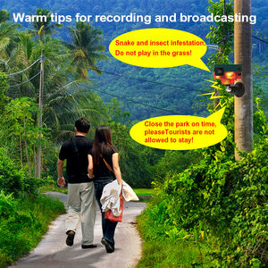 Repelente de animales solar, repelente ultrasónico de animales, dispositivos repelentes de ciervos para exteriores, disuasorio de perros y gatos activado por movimiento para jardín - Product Image 6